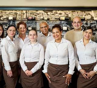 Picture of the kitchen team